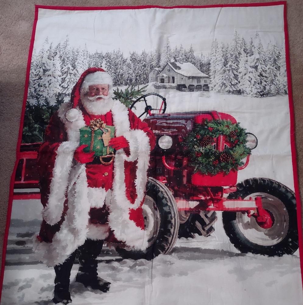 Brand New, Handmade, Have Quilted, Christmas Santa Wall Hanging